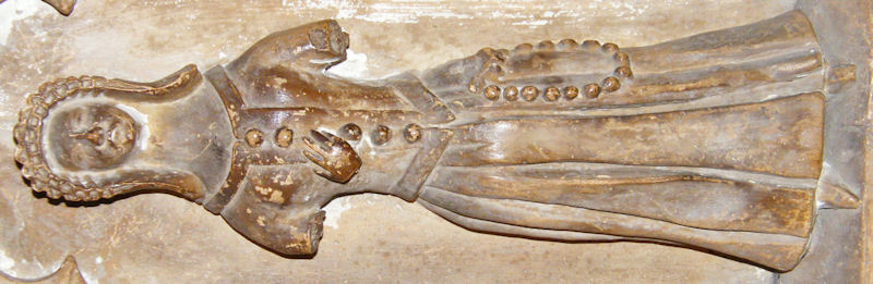 Warwick - St Mary Thomas Beauchamp 1369 and wife Katherine mortimer 1369 weeper